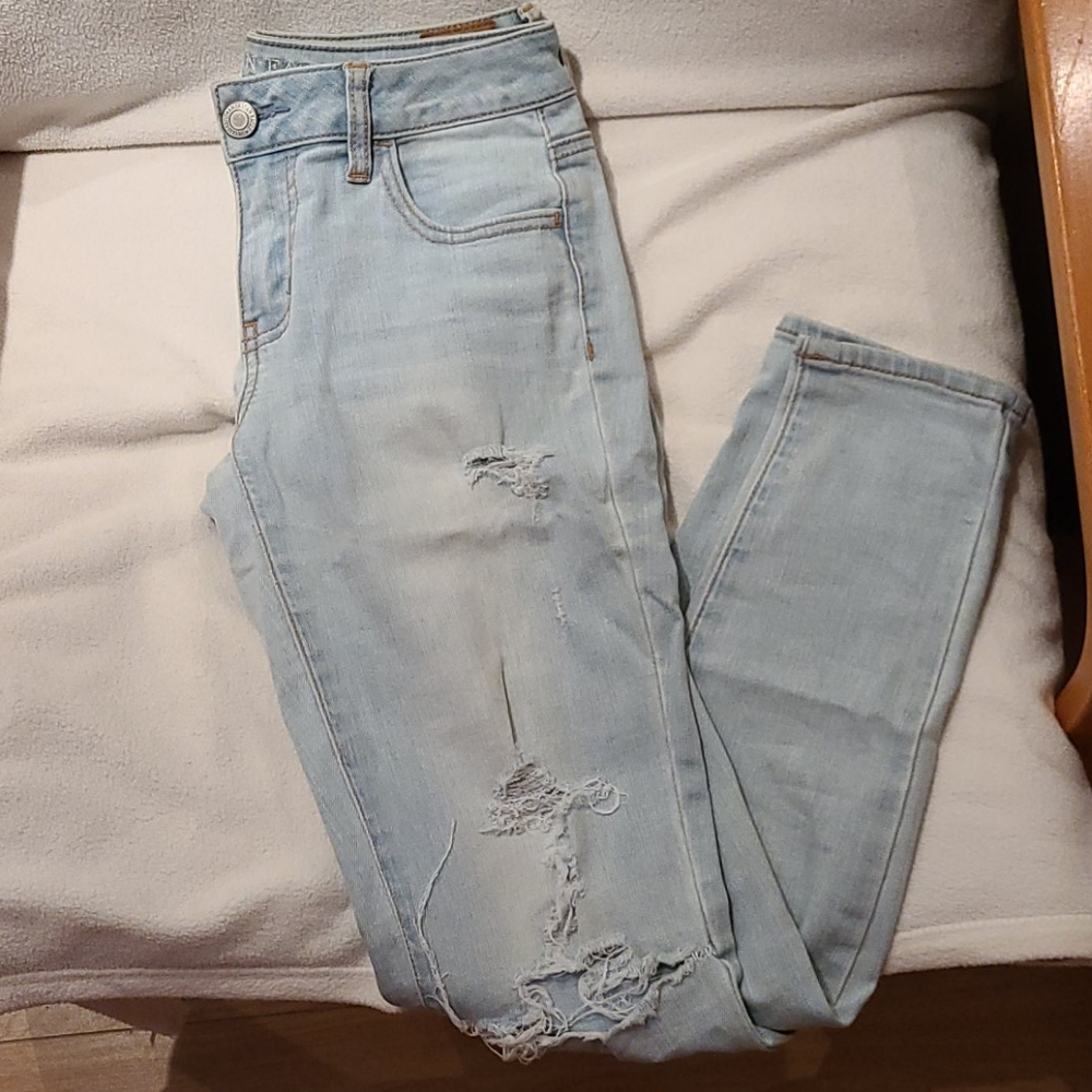 American Eagle destroyed jeans